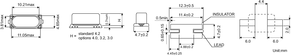SMD MHz QUARTZ CRYSTAL HC-49-US-SMD SMD MHz QUARTZ CRYSTAL HC-49-US-SMD