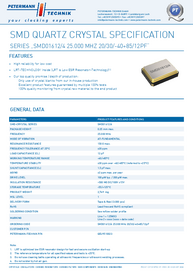3.2x2.5mm/4pad Quartz oscillant 25 MHz