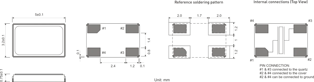 SMD QUARTZ CRYSTAL 8.0 - 80.0 MHz SMD QUARTZ CRYSTAL 8.0 - 80.0 MHz