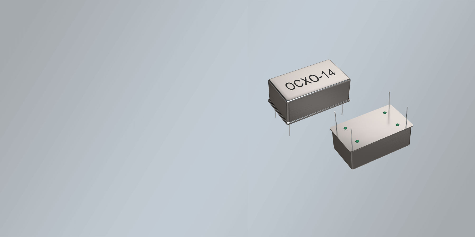 THT OCXO OSZILLATOR 20,8 x 13,2 mm 2,0-100,0 MHz