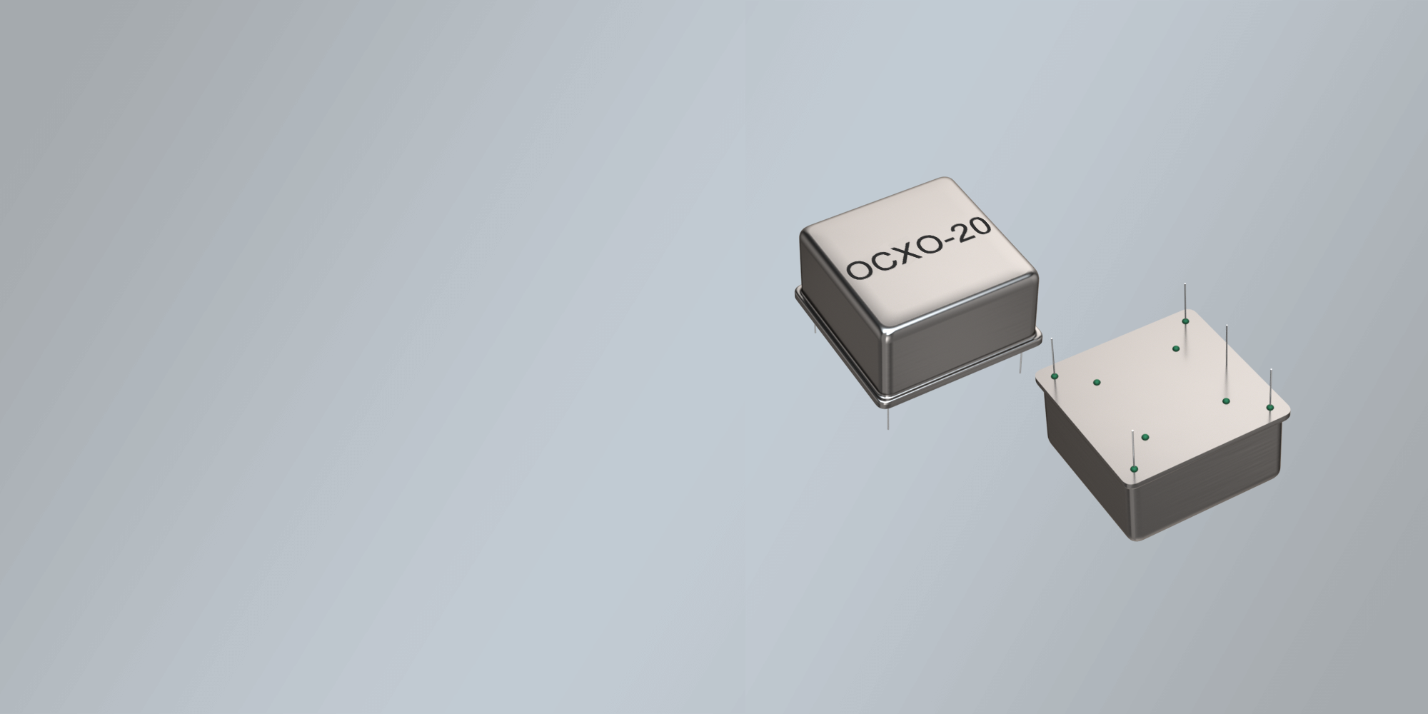 THT OCXO OSZILLATOR 20,5 x 20,5 mm 2,0-100,0 MHz